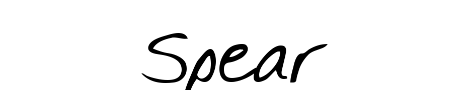 Spear Regular Font Download Free